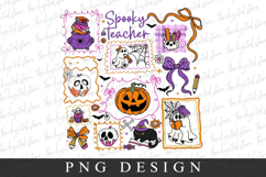 Spooky Teacher Clipart PNG | Halloween Png Product Image 1