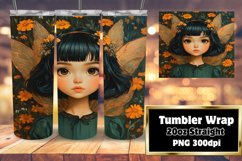 Playful 20oz Tumbler Template , Fairy Product Image 1