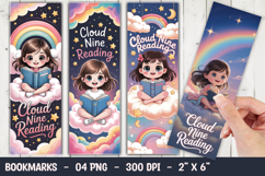 Rainbow Girl Bookmark Sublimation Product Image 1
