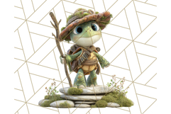 Tiny Explorers Clipart PNG, Animal Adventure PNG Product Image 5