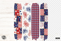 4th Of July Brushstrokes Clipart Product Image 1