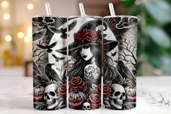 Halloween Witch Tumbler Wrap | Sublimation | Tumblers Product Image 1