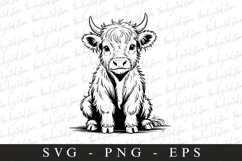 Highland cow SVG | SVG Cut files | Cricut Product Image 1