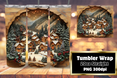 Handcrafted 20oz Tumbler Design , Christmas Product Image 1