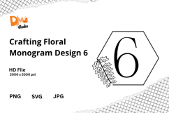 Crafting Floral Monogram Design Product Image 1