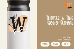 Thistle &amp; Tide Boho Floral Monogram Product Image 1
