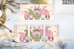 Easter Mug Wrap Design - Easter Gnome Sublimation Product Image 1