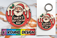 Bright Round Coasters Design PNG, Holiday Product Image 1