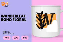 Wanderleaf Boho Floral Monogram Product Image 1