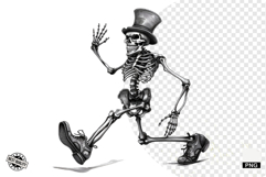 Black and White Halloween Autumn Clipart Product Image 1