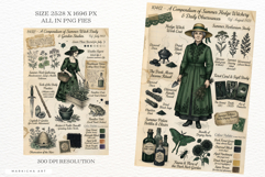 Summer Witch Garden Junk Pages Product Image 3