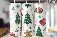 Christmas Tree Tumbler Wrap -High Quality 300 Dpi Product Image 1