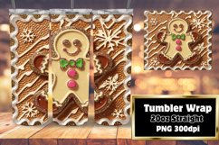 UNIQUE 20oz Tumbler Artwork , 3D Xmas Product Image 1