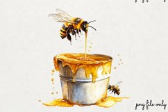 Spring Bees Clipart PNG Product Image 1