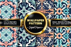 Wallpaper Pattern Digital Papers - 04 Variations Product Image 1