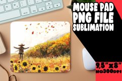 Watercolor Autumn Views Mouse Pad Design Product Image 1