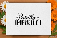 Perfectly Imperfect SVG Engraved | Faith SVG Product Image 2
