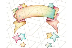 Fairy Tale Unicorn PNG Pastel Magic Clipart, Fantasy Rainbow Product Image 5