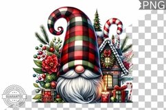 Christmas Gnome Sublimation - Clipart PNG Design Product Image 1