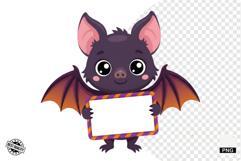Halloween Characters &amp; Banners Clipart Product Image 1