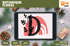 Botanique Floral Monogram Product Image 1