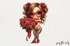 Lazy Sassy Angle for Valentine Clipart PNG Product Image 1