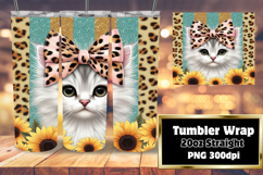 FASHIONABLE 20oz Tumbler Graphic , Cute Animals Product Image 1