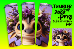 DIY 20oz Tumbler Wrap File , Dragon Product Image 1