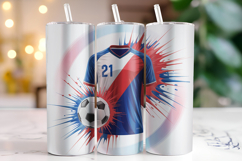 Football Tumbler Wrap | Sublimation | Tumblers Product Image 1