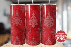 Christmas Red Tumbler | Christmas Tumbler Wrap Product Image 1