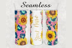 Sunflower Cheetah Marble 20oz sublimation design tumbler Product Image 1
