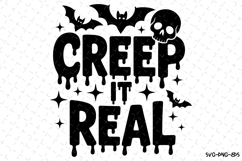 Creep it Real Svg | Halloween Svg | Svg Cut Files Product Image 1