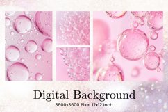 Water Bubbles Background Rainbow Water Drop Wallpaper Product Image 1