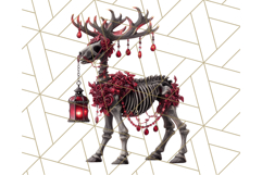 Gothic Christmas Clipart Dark Holiday PNG, Dark Christmas Product Image 5