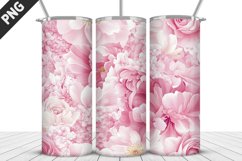 Flowers Tumbler Wrap | Sublimation Design | Tumbler PNG Product Image 1