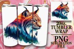 Joyful escapes 20oz tumbler wrap, Animals Art Product Image 1