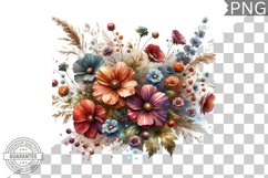 Flowers Sublimation - Clipart PNG Bundle Product Image 8