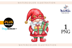 Watercolor Christmas gnomes, Christmas Gnomes Product Image 1