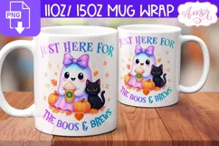 Halloween Season mug wrap PNG, Pumpkin Spice mug PNG Product Image 2