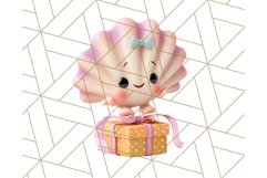 3D Under the Sea Christmas Clipart, Ocean Christmas PNG Product Image 5