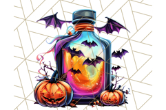 Bright Halloween Potion Bottle PNG Clipart, Holiday Elements Product Image 5