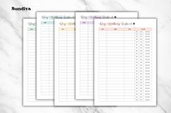 Dog Walking Logbook Template 2 | Simple Grid Product Image 3