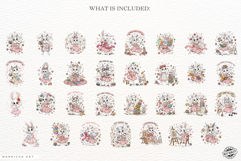 Mother's Day Bunny Clipart Product Image 4