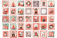 Christmas Postage Stamps Clipart Product Image 2