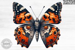 Halloween Butterfly Clipart - Halloween Sublimation PNG Product Image 1