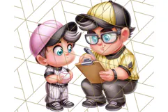 Father's Day Clipart PNG, Funny Dad Cartoon Clip Art Product Image 5