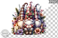 Christmas Gnome Sublimation - Clipart PNG Design Product Image 1
