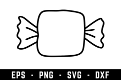 Candy Svg Design | Sweets SVG Cut files | Cricut Product Image 1