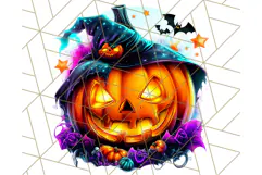 Pumpkin Party Halloween Clipart PNG, Cute Spooky Elements Product Image 5