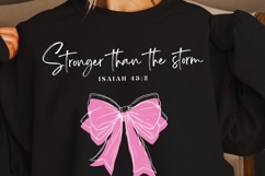Stronger Than the Storm PNG Bundle | Coquette Christian DIY Product Image 1